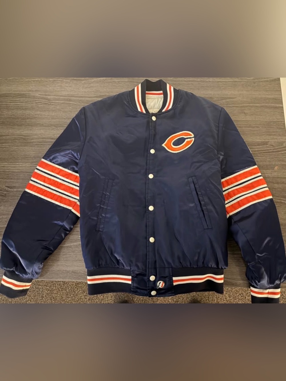 Shain Vintage Chicago Bears satin jacket - M